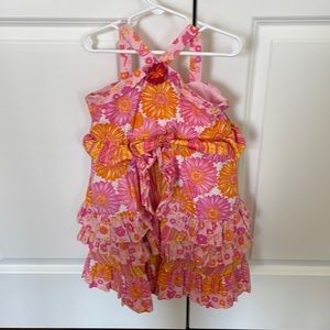Layered ruffle dress size 4